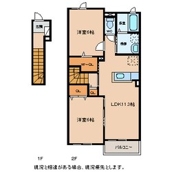 西上田駅 徒歩22分 1階の物件間取画像